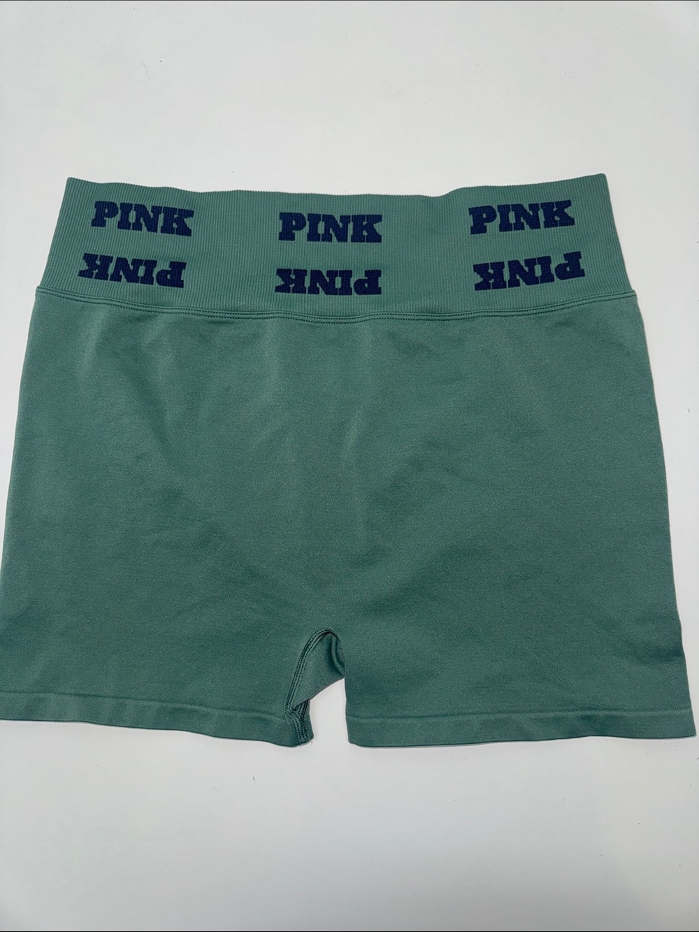 PINK Victoria's Secret Olive Green High-Waist Bike Shorts SZ XXL NWT